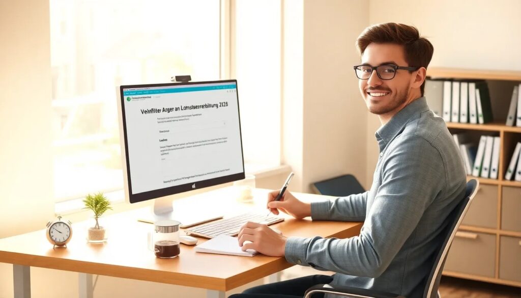 Vereinfachter Antrag auf Lohnsteuerermäßigung 2026 beantragen